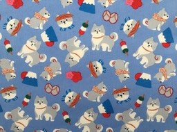 N703 Blue High Density Cotton Poplin