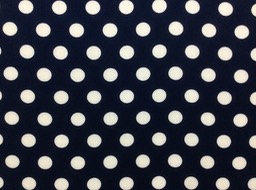 N776 Navy Printed Rayon Width 142cm