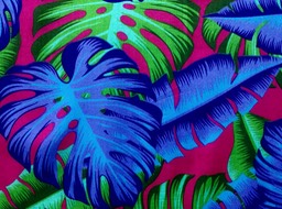 N780 Fuchsia Printed Rayon Poplin width 112-114 cm