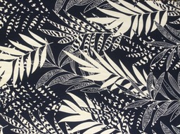 N832 Navy Printed Rayon width 145cm